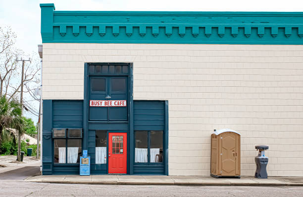 Porta potty delivery and setup in Aitkin, MN